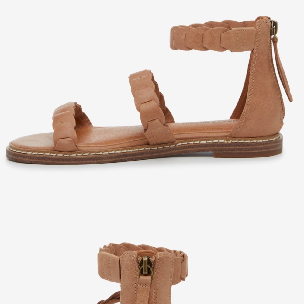 Women’s Lucky Brand Kandiss Sandal in Brown sz 7 NIB - Picture 5 of 10